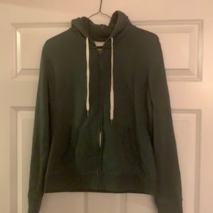Women’s Prince & Fox Green Zip-up Hoodie (S/P)